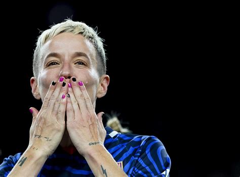 Rapinoe honored by club team OL Reign in front of record NWSL crowd